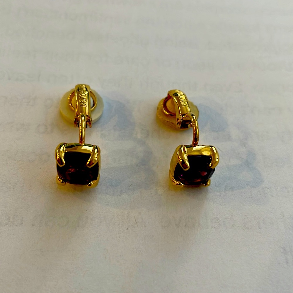 Gold Earrings by Swarovski